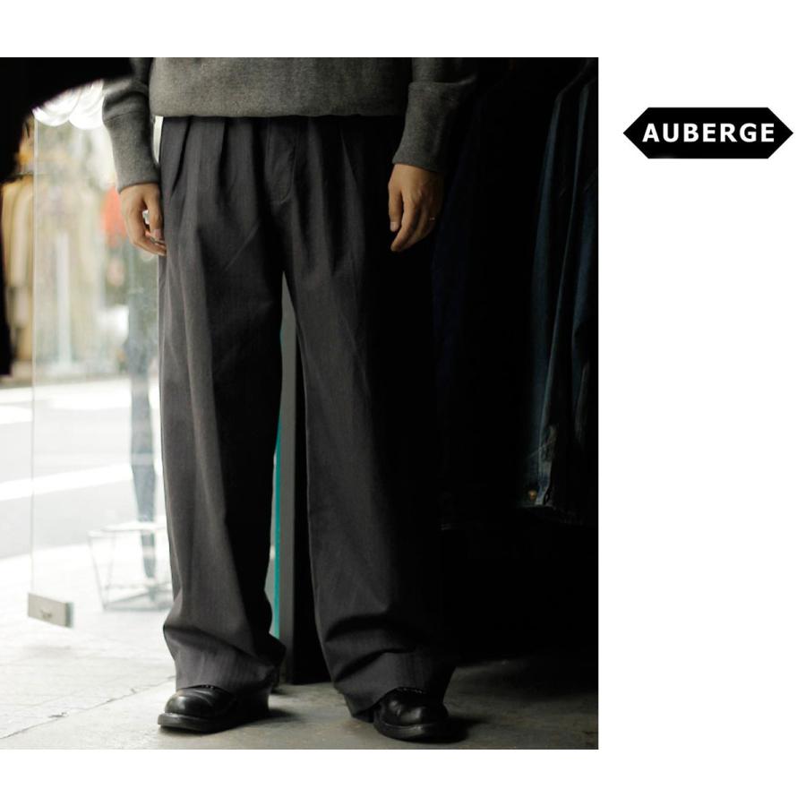 オーベルジュ AUBERGE カリビアン シーアイランドコットン 2タック