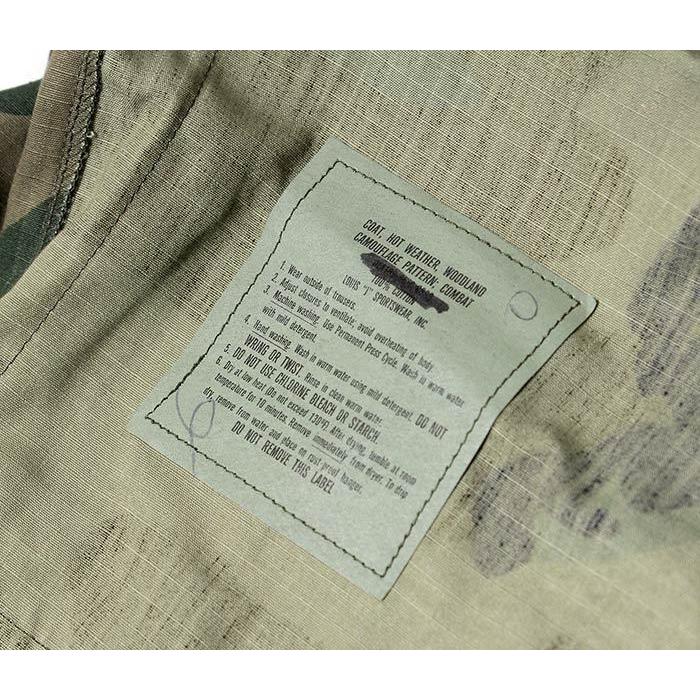デッドストック DEADSTOCK アメリカ製 1980s アメリカ軍 ウッドランド BDU コンバットジャケット リップストップ (BDU-RIP-WOOD) | 聖林公司 | 13