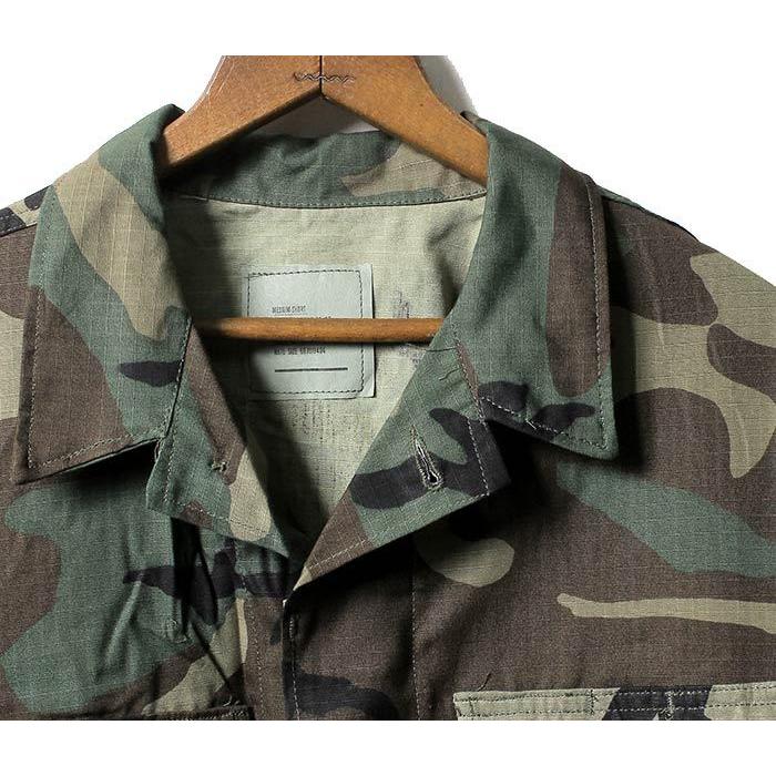 デッドストック DEADSTOCK アメリカ製 1980s アメリカ軍 ウッドランド BDU コンバットジャケット リップストップ (BDU-RIP-WOOD) | 聖林公司 | 04