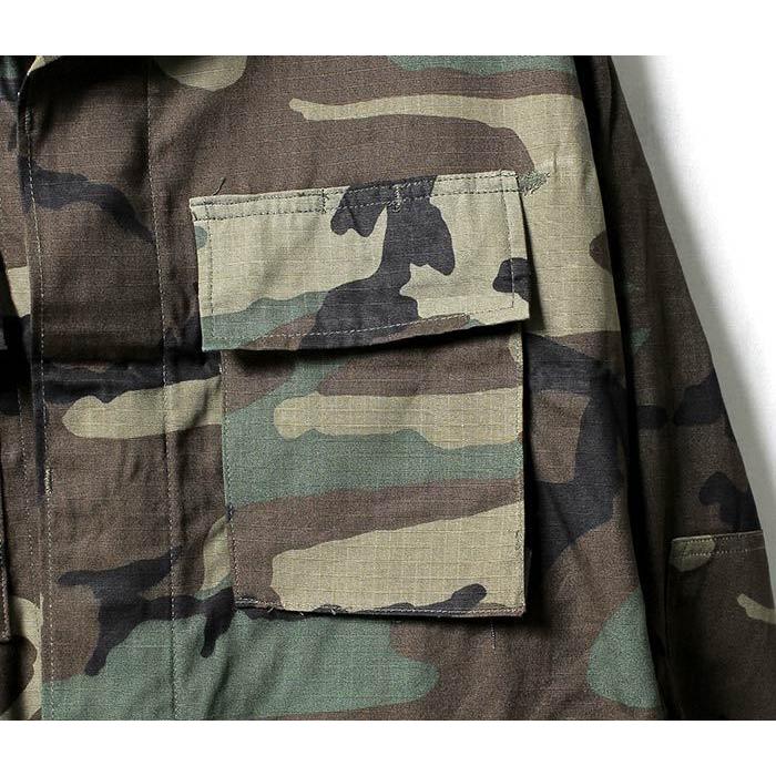 デッドストック DEADSTOCK アメリカ製 1980s アメリカ軍 ウッドランド BDU コンバットジャケット リップストップ (BDU-RIP-WOOD) | 聖林公司 | 05