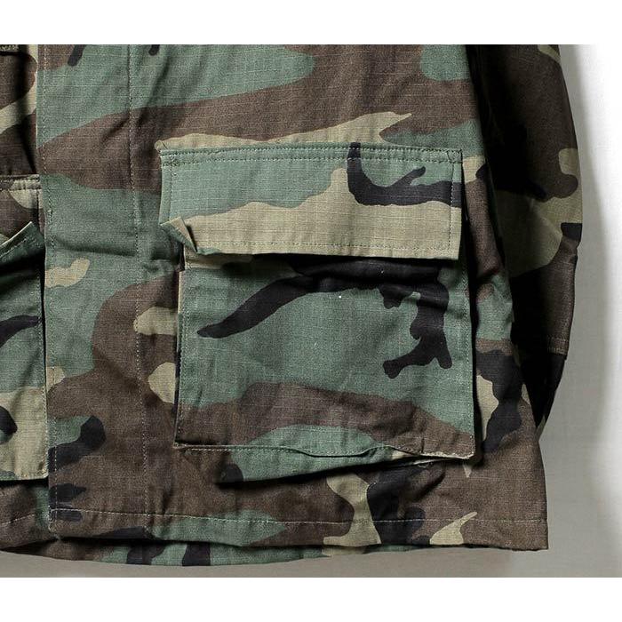 デッドストック DEADSTOCK アメリカ製 1980s アメリカ軍 ウッドランド BDU コンバットジャケット リップストップ (BDU-RIP-WOOD) | 聖林公司 | 06