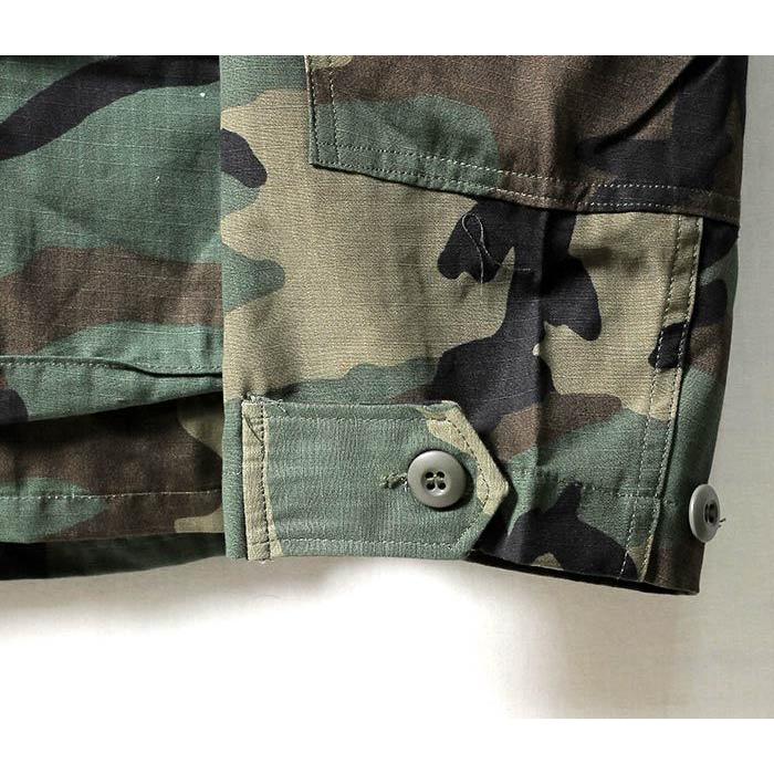 デッドストック DEADSTOCK アメリカ製 1980s アメリカ軍 ウッドランド BDU コンバットジャケット リップストップ (BDU-RIP-WOOD) | 聖林公司 | 08
