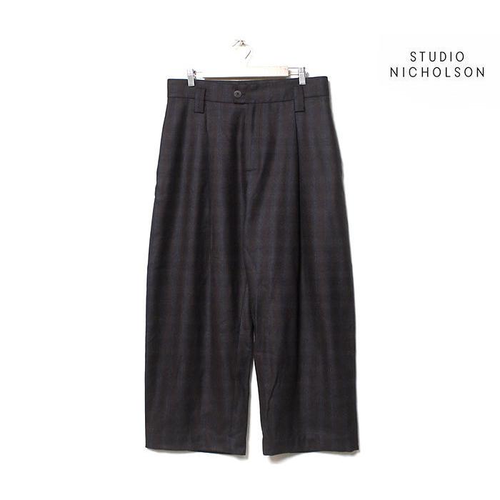 スタジオニコルソン　ボリュームパンツ　ヘリンボーン STUDIO NICHOLSONの着用写真!! お待たせしました!! | andPheb