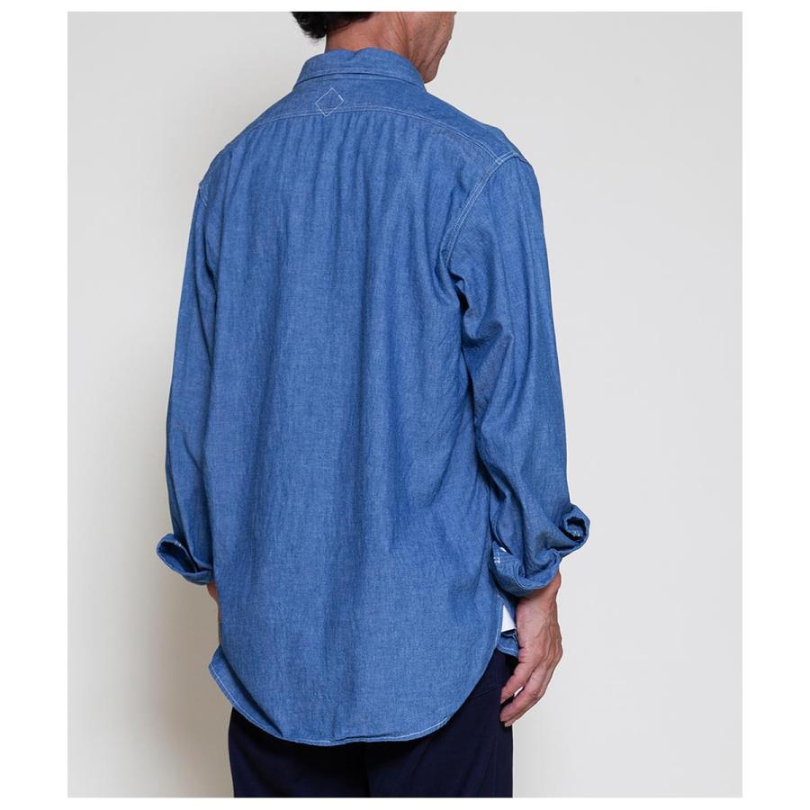 【新品】THE CORONA UTILITY シャンブレーシャツ Lサイズ THE CORONA UTILITY 