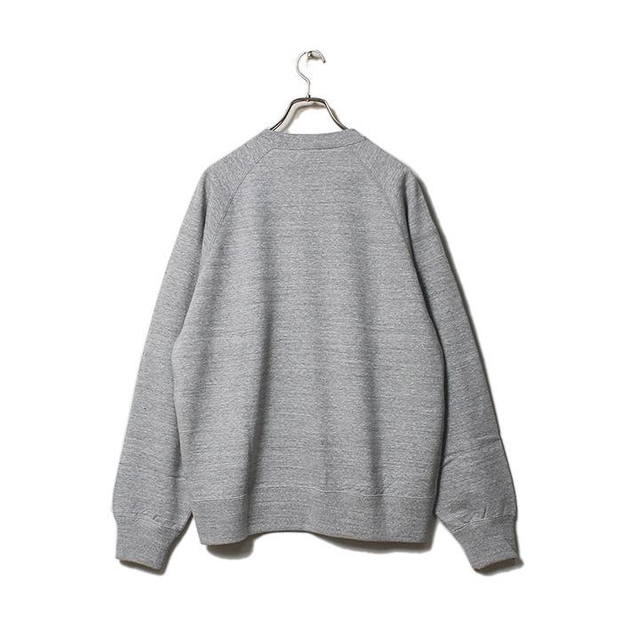 ULTERIOR ESSENTIAL LINE スウェット 杢グレー ドライフィール 【オランダ軍】 シルキーテリー(EUCS41-EA62U)