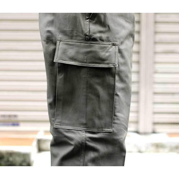 ドイツ軍 モールスキン カーゴパンツ オリーブグレー 軍パン デッド