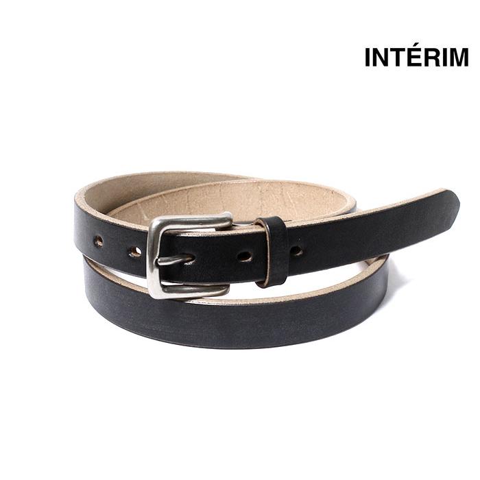 INTERIM インテリム　ベルトLEATHER BELT 25mm サイズ3 インテリム INTERIM 25mmオーク バーク レザー ベルト 25mm OAK BARK
