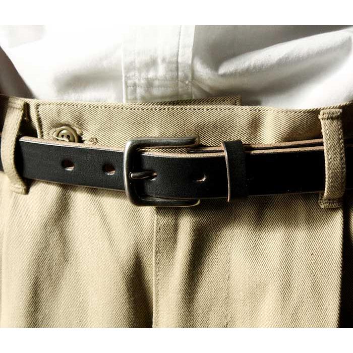 インテリム INTERIM 25mmオーク バーク レザー ベルト 25mm OAK BARK