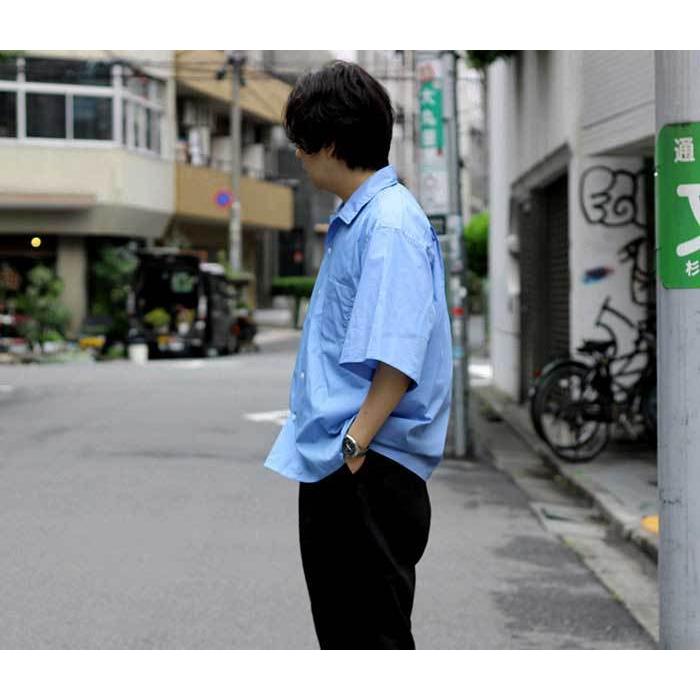 インテリム INTERIM アンドフェブ and Pheb 別注 200双 スーピマブロード ビックポケット オープンカラー 半袖シャツ (IT21A179PB) |  | 06