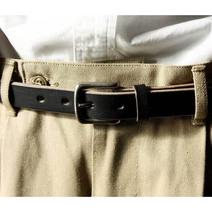 INTERIM インテリム　オークバークレザーベルト　25mm 25ss インテリム INTERIM 25SS オークバークレザー 25mm OAK BARK