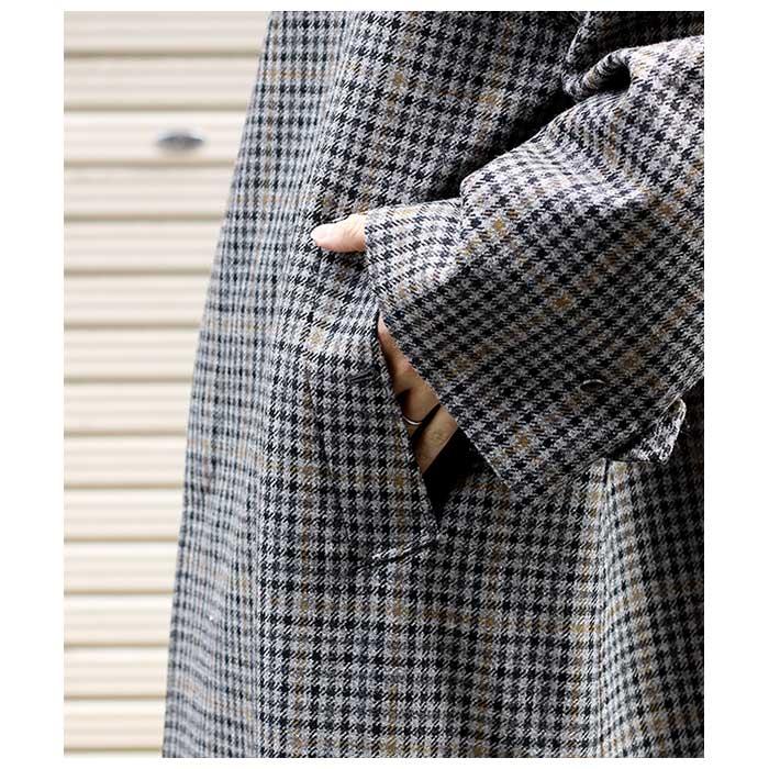 超希少品　新品　コート　interim ハイパービッグチェックオーバーコート interim ハイパービッグチェックオーバーコート