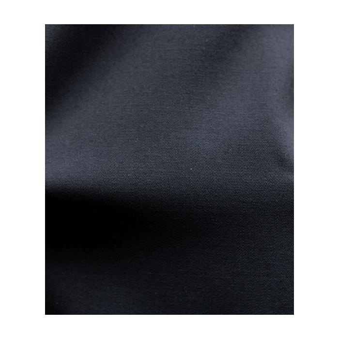 インテリム INTERIM HYPER BIG ウールギャバジン PURE BLACK WOOL