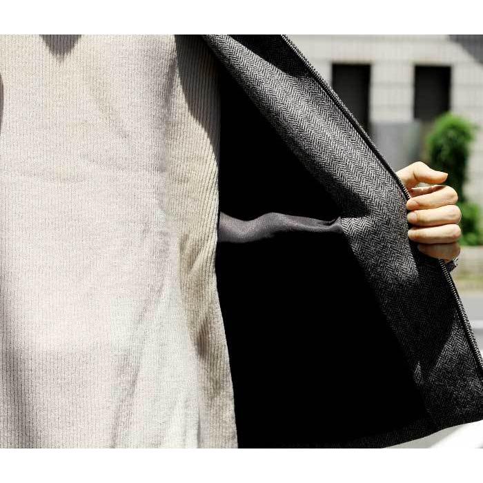 インテリム INTERIM アンドフェブ 別注 ヘリンボーンツイード ハリントンジャケット LOVAT JACKET (IT22A047AP) |  | 15