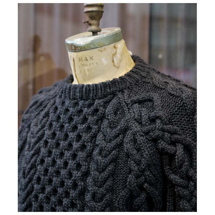 スコットランド製 ARAN アランニット セーター ハンドニット スコットランド製 ARAN アランニット セーター ハンドニット