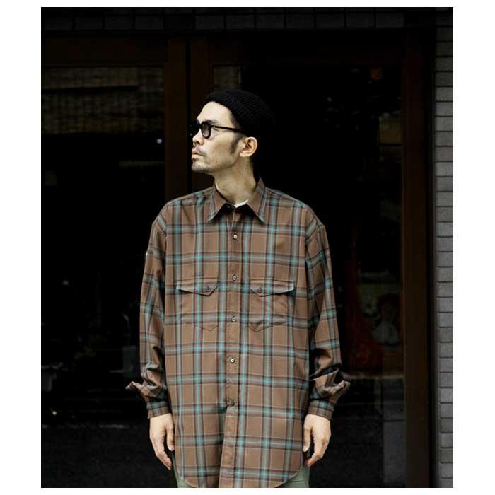 インテリム INTERIM ハイパービッグ チェック ウェスタンシャツ HYPER