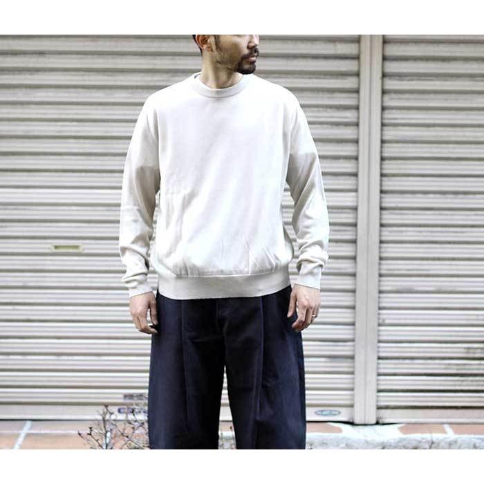 インテリム INTERIM シルク クルーネック ニット セーター SILK CREW 