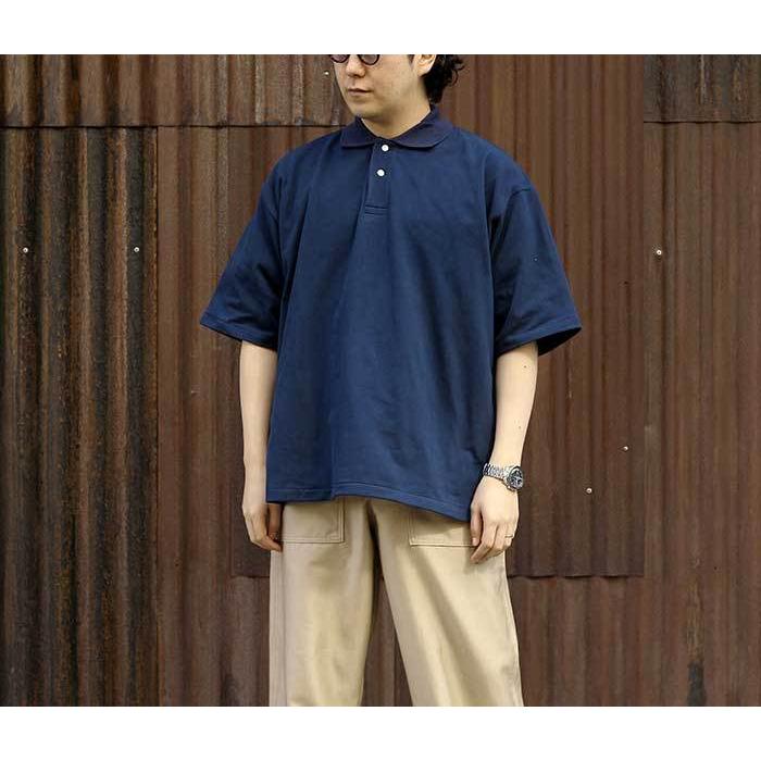 インテリム INTERIM ハイパービッグ ポロシャツ シーアイランドコットン 鹿の子 HYPER BIG SEA ISLAND PIQUE POLO  SHIRTS (IT22S109)