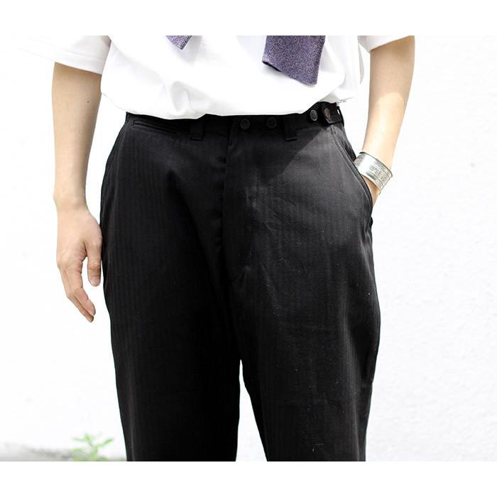 インテリム　ヘリンボーンパンツ インテリム INTERIM スーピマ ヘリンボーン M-43 フィールド