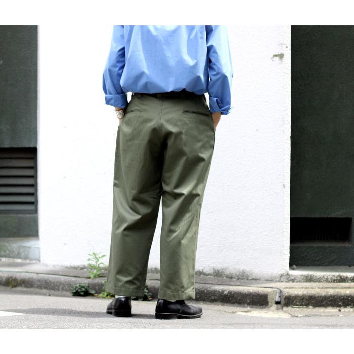 インテリム　ヘリンボーンパンツ インテリム INTERIM スーピマ ヘリンボーン M-43 フィールド