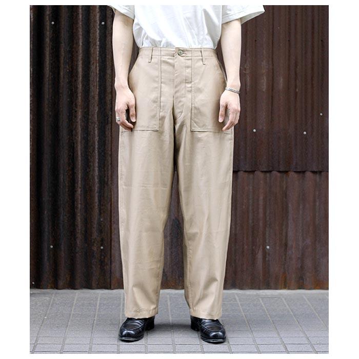 インテリム INTERIM ギザ バックサテン ベイカーパンツ (IT22S167-23S