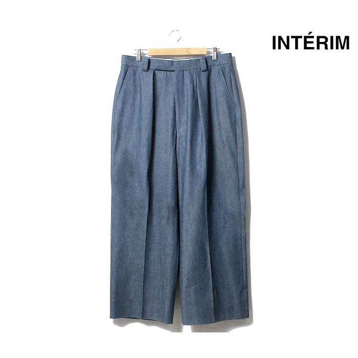 インテリム】ワイドバギーパンツ サイズ4【INTERIM】 INTERIM