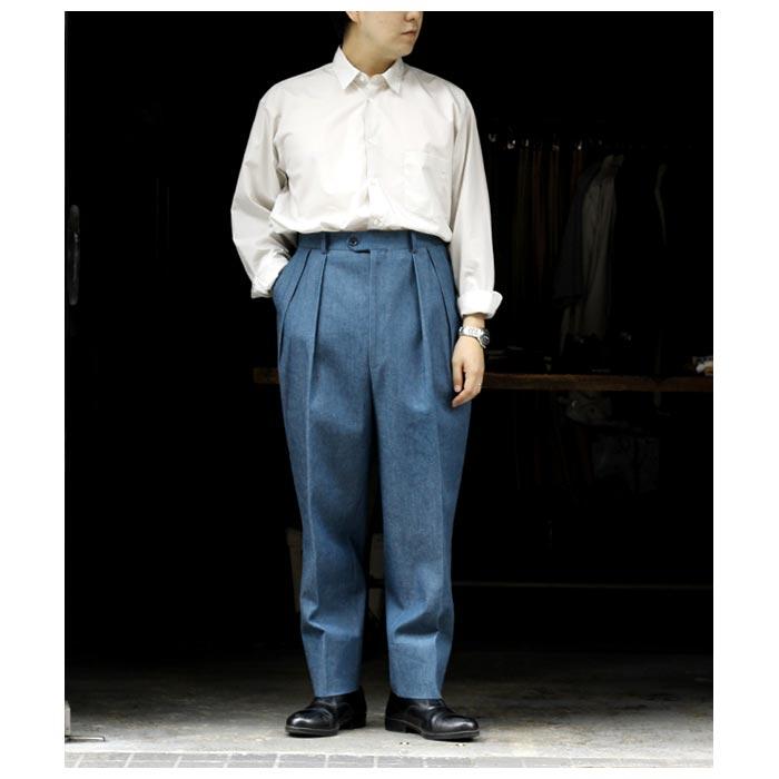 interim インテリム　ワイドデニム インテリム INTERIM 1953XX シャトル デニム トラウザーズ