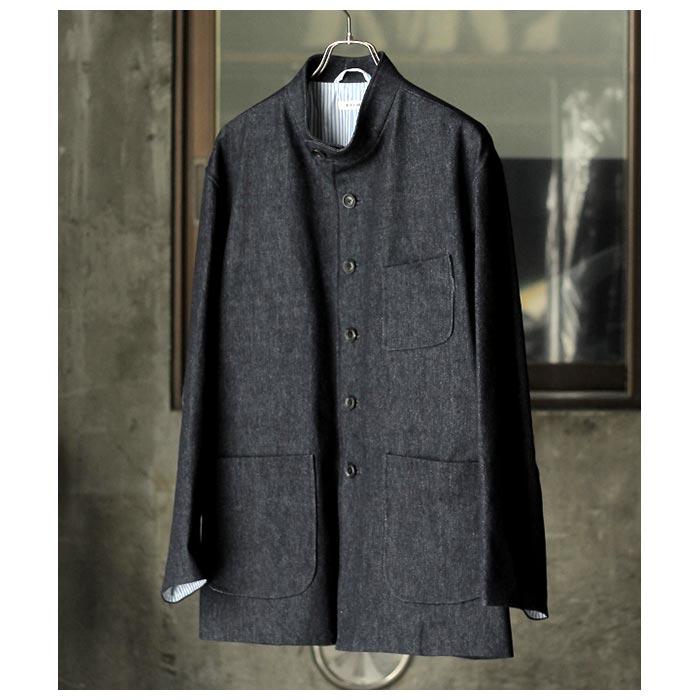インテリム INTERIM カシミヤデニム フォレスティエール ジャケット 