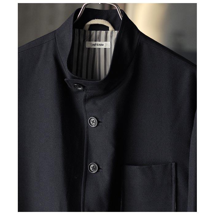 インテリム INTERIM ミリタリー ウールサージ フォレスティエール