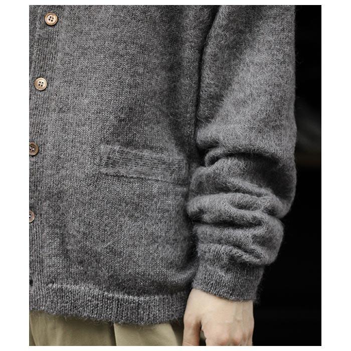 インテリム INTERIM キッドモヘア カーディガン KID MOHAIR CARDIGAN