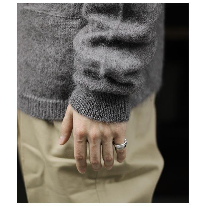 インテリム INTERIM キッドモヘア カーディガン KID MOHAIR CARDIGAN