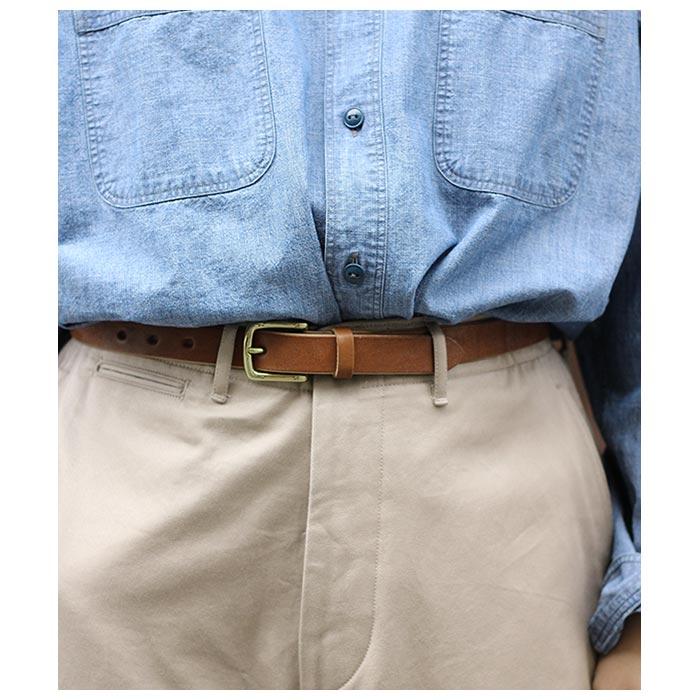 INTERIM インテリム　オークバークレザーベルト　25mm インテリム INTERIM オークバークレザーベルト 25mm OAK BARK
