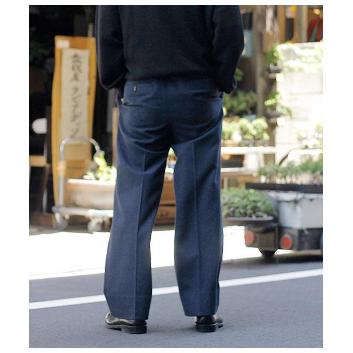 081082 INTERIM ウール カシミヤ ツータック パンツ 4 ブラック 081082 INTERIM ウール カシミヤ ツータック パンツ 4 ブラック