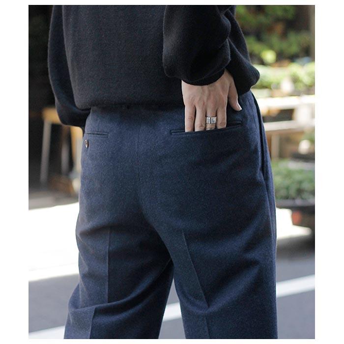 インテリム INTERIM ヴァージンウール アンド カシミヤ フランネル 2