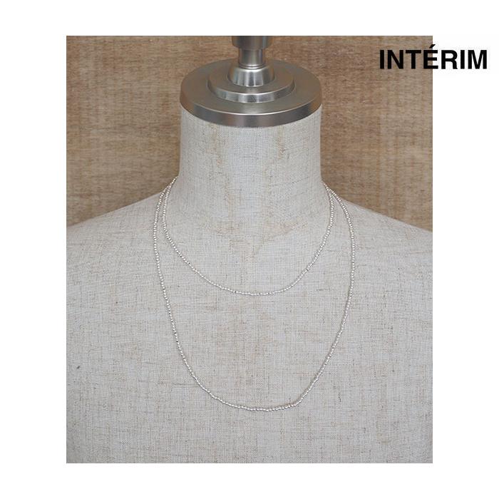 INTERIM タスコシルバー サークルチェーン ペア ネックレスインテリム インテリム INTERIM タスコシルバー サークル チェーン ペア