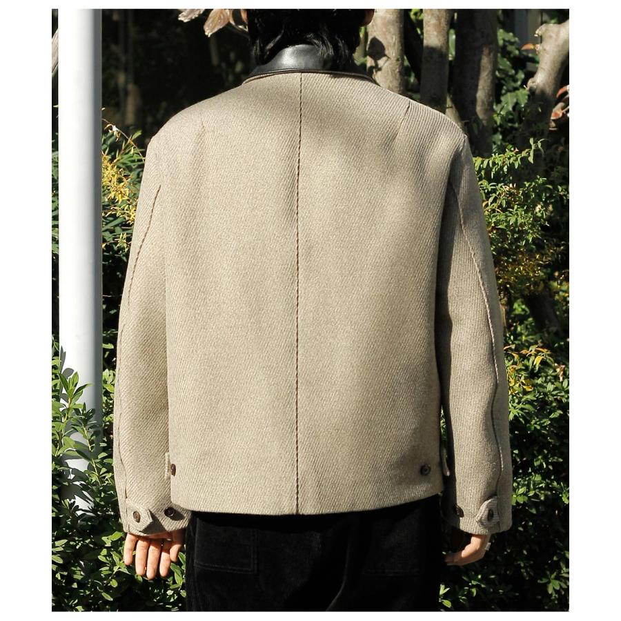 インテリム INTERIM アンドフェブ別注 カシミヤ ウール トリコチン