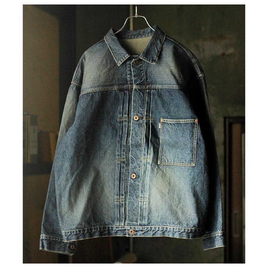 【美品】Neith - ヘビークラッシュデニムジャケット リバーシブル 美品】Neith - ヘビークラッシュデニムジャケット リバーシブル 美品