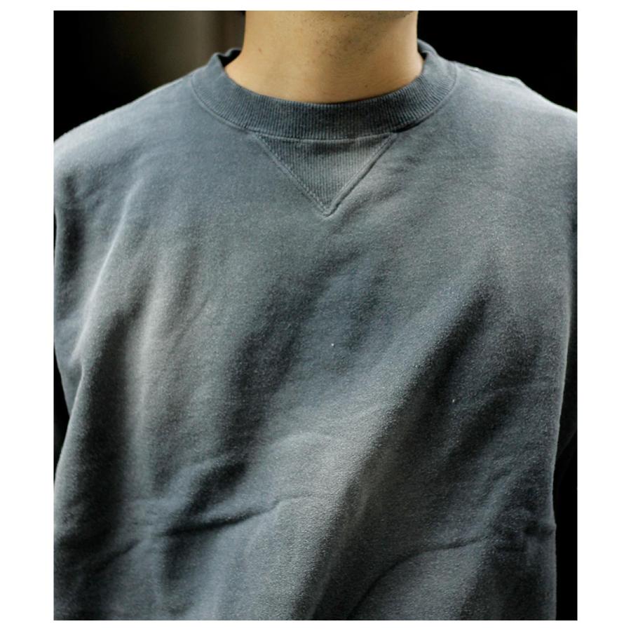 インテリム INTERIM ヴィンテージ フェード 両V-ガゼット スウェット