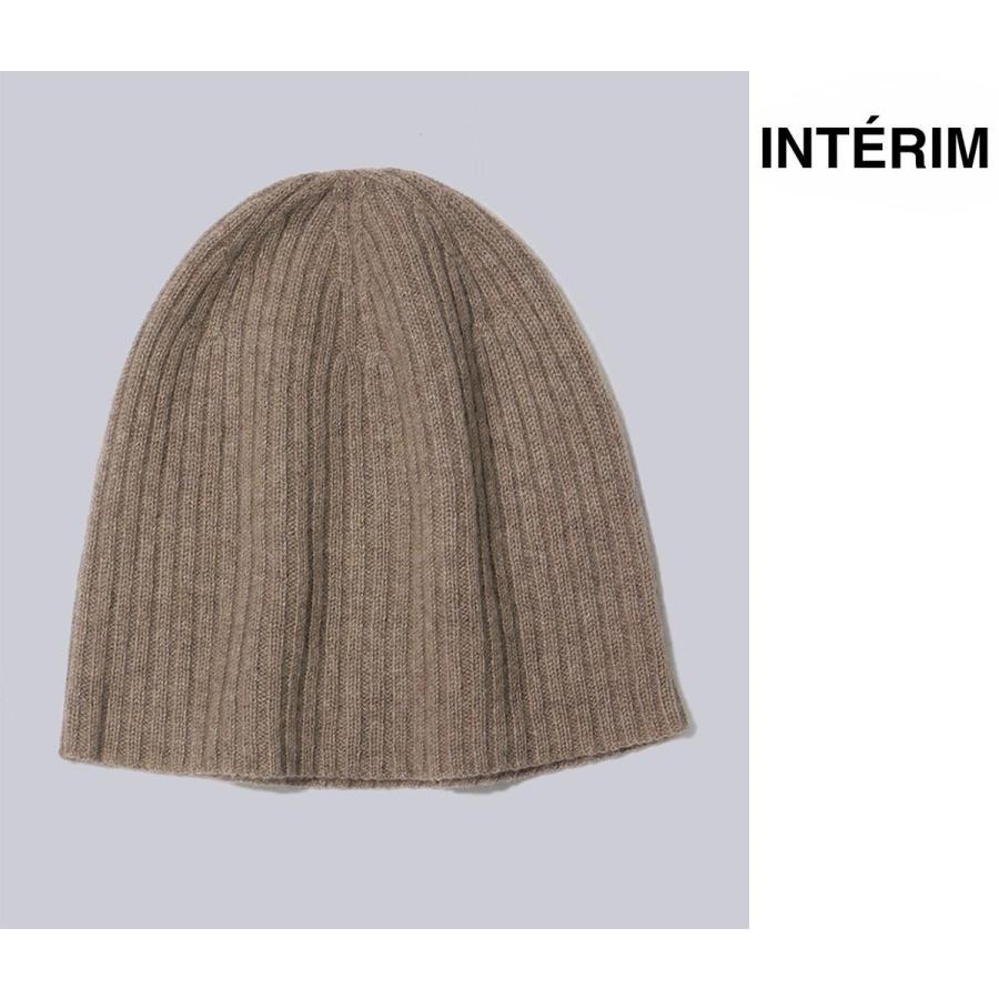 インテリム INTERIM カシミヤ ニット キャップ (IT25A367) | 