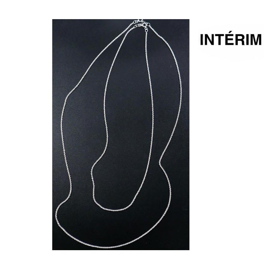 INTERIM タスコシルバー サークルチェーン ペア ネックレスインテリム インテリム INTERIM タスコシルバー サークル チェーン ペア