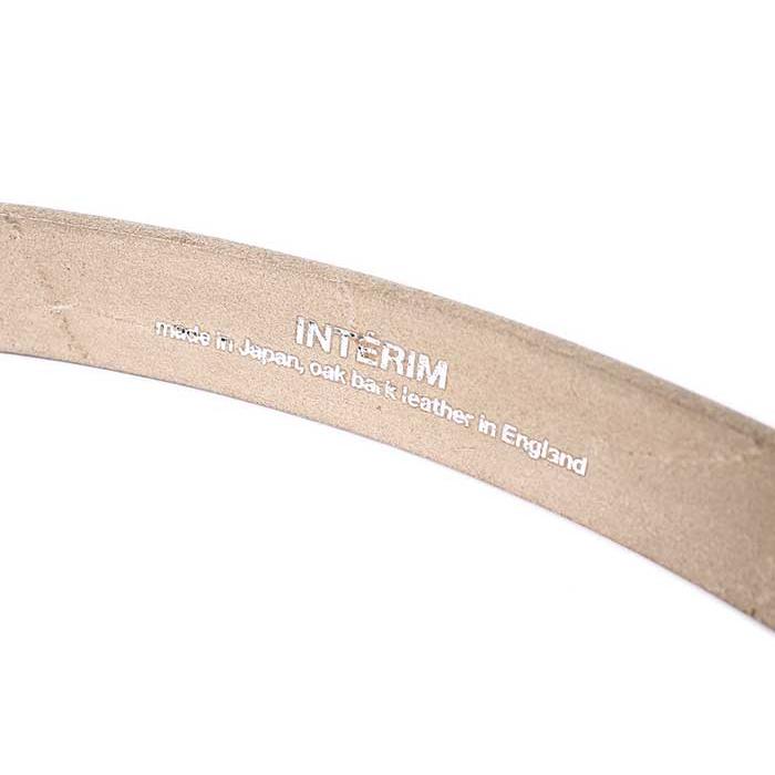 インテリム INTERIM 20mm オークバーク レザー ベルト OAK BARK