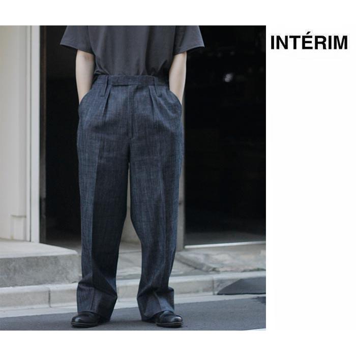 ファイナル セール 50%OFF インテリム INTERIM ライト デニム 1タック