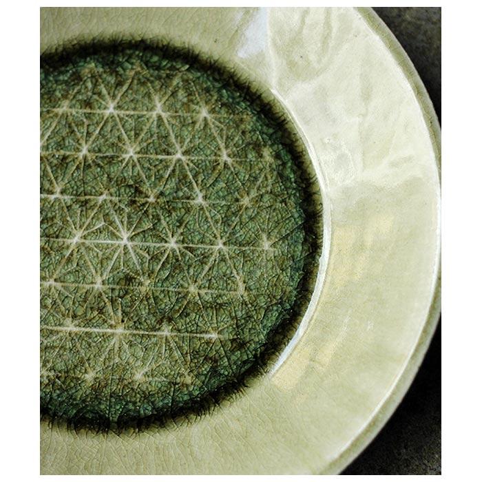 小林哲生 笠間焼 丸皿 麻の葉 (KT-10) |  | 03