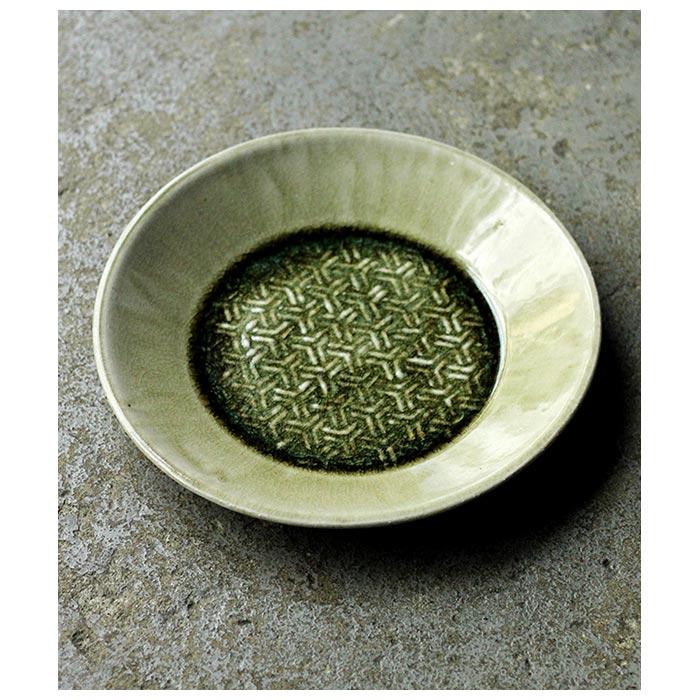 ファイナルプライス 50%OFF 小林哲生 笠間焼 丸皿 組亀甲文 (KT-7) |  | 01