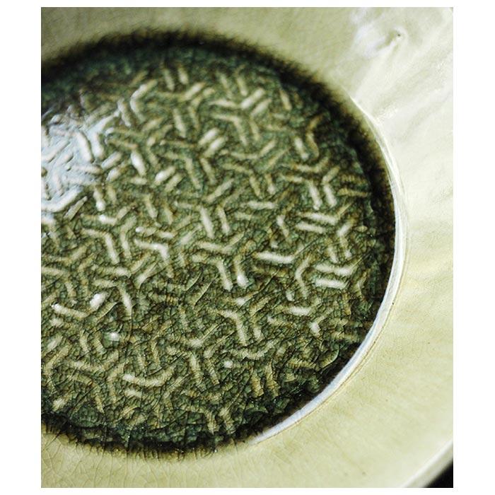 ファイナルプライス 50%OFF 小林哲生 笠間焼 丸皿 組亀甲文 (KT-7) |  | 02