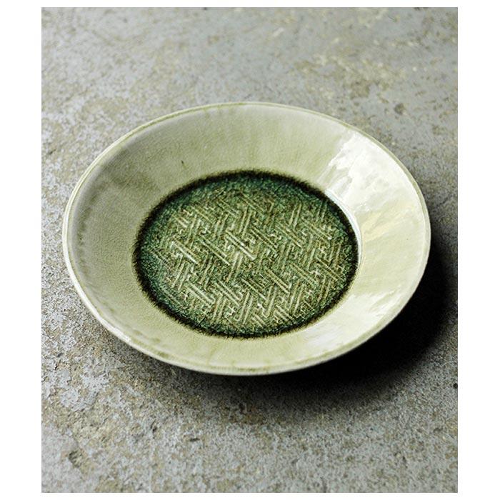 小林哲生 笠間焼 丸皿 紗綾形 (KT-8) |  | 01