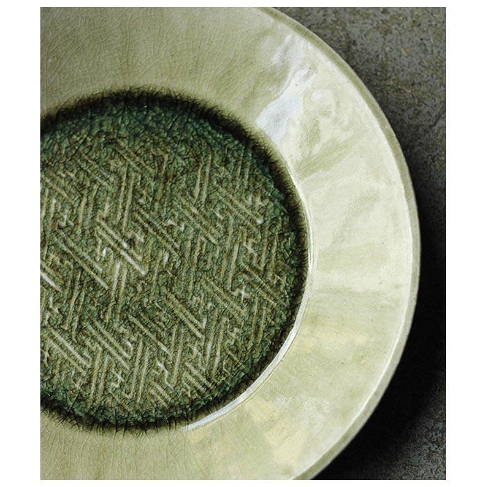 小林哲生 笠間焼 丸皿 紗綾形 (KT-8) |  | 02