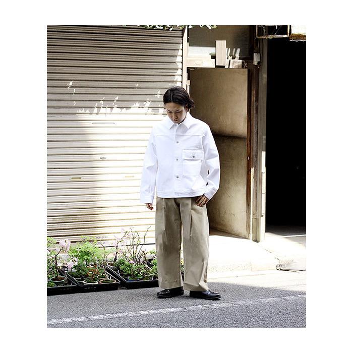 STUDIO NICHOLSON / Gジャン/M/コットン/WHT/SNM-545 STUDIO NICHOLSON スタジオニコルソン LAZAR デニムジャケット