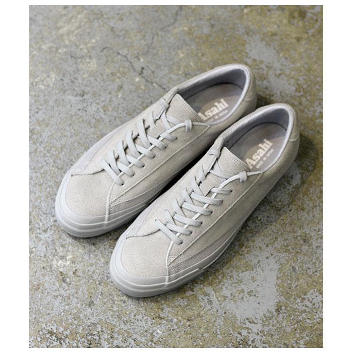 アサヒ ASAHI BELTED LOW SUEDE GRAY/GRAY ベルテッド ロー