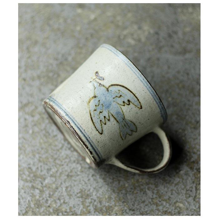 マノメ工房  笠間焼 ブルーバードカップ Blue bird cup (MONOME-10) |  | 02