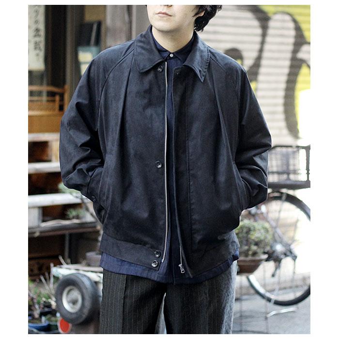 根津洋品店 NEZU YOHINTEN フェイクスウェード スウィングトップ